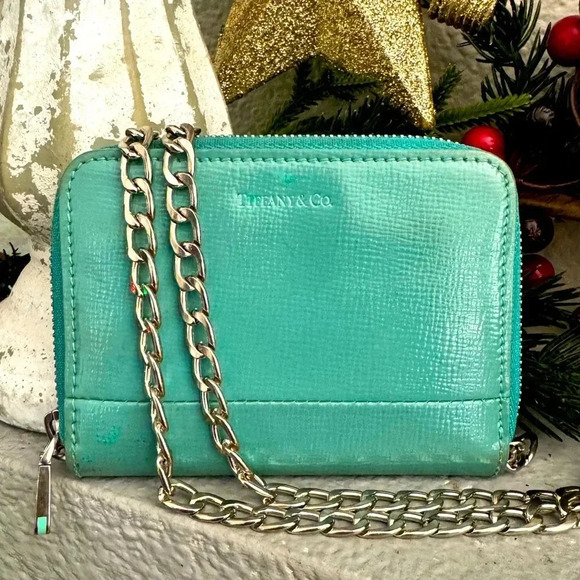 Tiffany & Co. Handbags - small Tiffany & Co padded zip wallet
